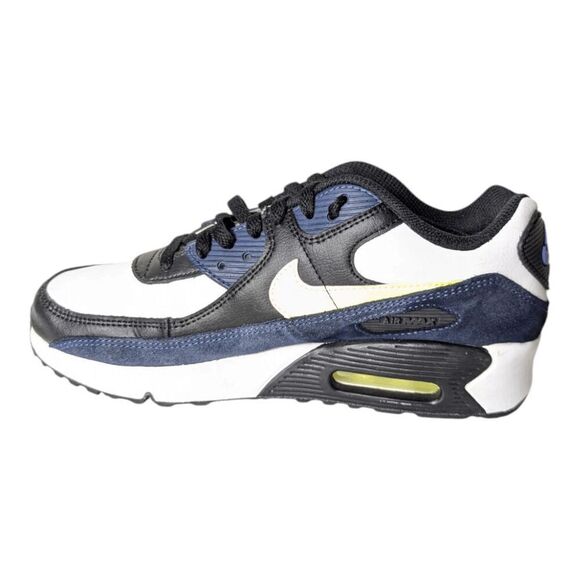 NIKE Air Max 90 "Midnight Navy Bolt" Running Shoes Size 6.5Y/W8 - Picture 6 of 12